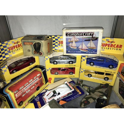 347 - A boxed/unboxed Diecast and tinplate, including Matchbox, Dinky Foden, Triang Minic, Corgi etc