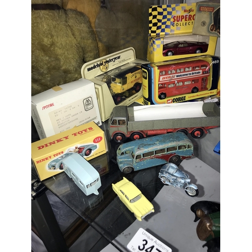 347 - A boxed/unboxed Diecast and tinplate, including Matchbox, Dinky Foden, Triang Minic, Corgi etc