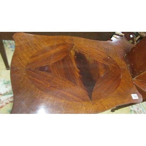 1548 - A mahogany inlaid occasional table.