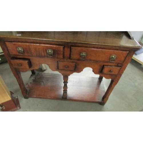 1558 - A nice small period oak dresser.