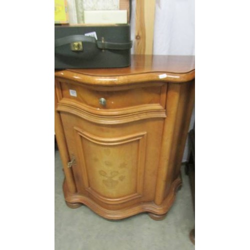 1577 - A modern inlaid cupboard.