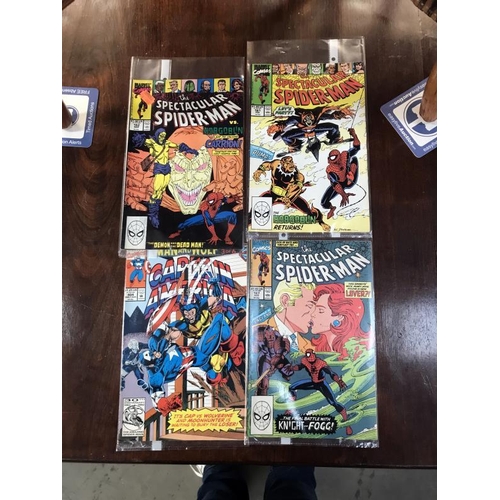 392 - A quantity of comics including Marvel, Captain America and The Spectacular Spider man etc