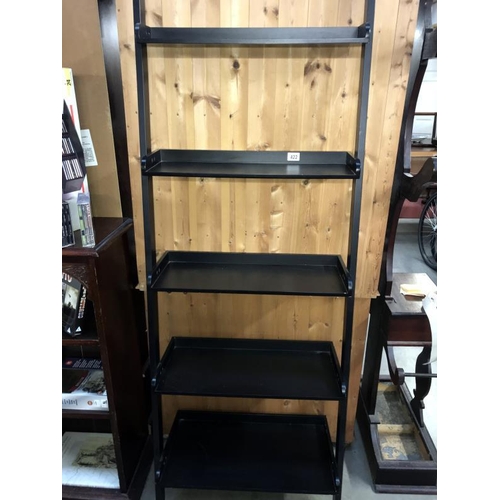 422 - A Habitat ladder shelf in black (COLLECT ONLY)