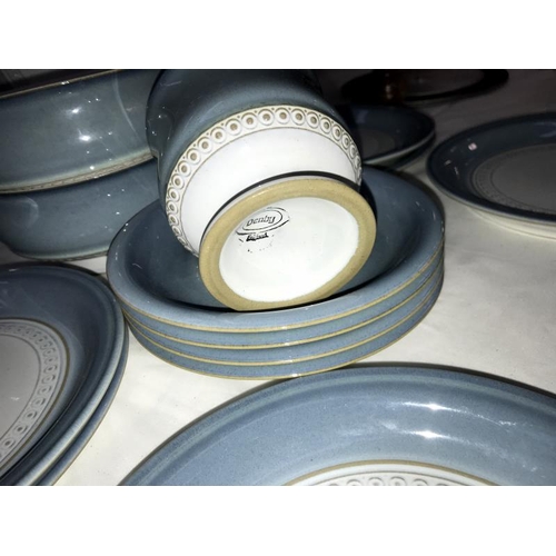 435 - A quantity of Denby blue part dinner ware