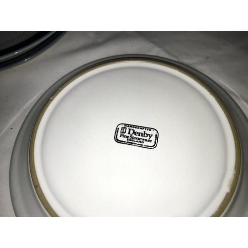 435 - A quantity of Denby blue part dinner ware