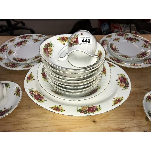 449 - A Royal Norfolk 8 setting part dinner set