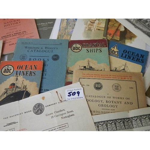 509 - A good lot of assorted ephemera.