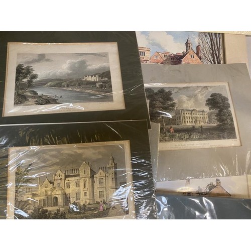 646 - A very good lot of drawings, pictures and prints including Lowry and 19th C.