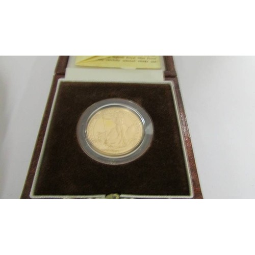 1179 - A Britannia half ounce gold proof coin, No. 00338.