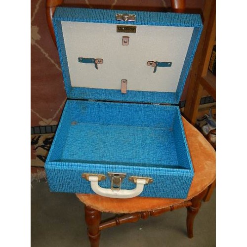 309 - A blue mid 20th-century case.