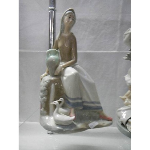 347 - Two Spanish Lladro style figures.