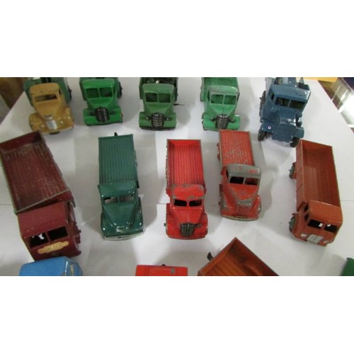 1328 - A quantity of Dinky commercial vehicles including Bedford, Commer etc.,