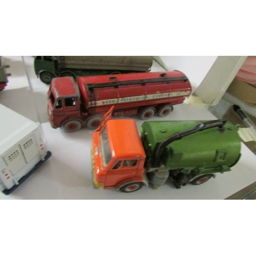 1336 - A selectioin of Dinky Super toys including Foden and Leyland Octopus tankers.