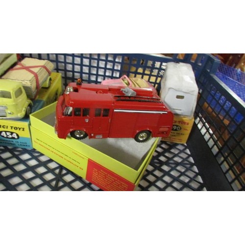 1337 - A selection of repainted Dinky and Corgi die-cast toys mostly in reproduction boxes.