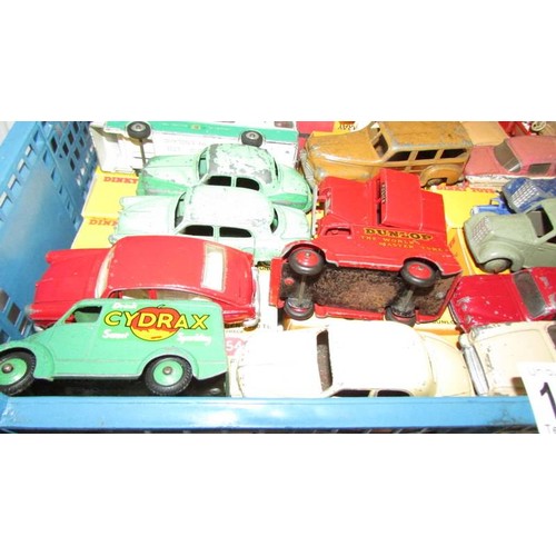 1338 - 20 playworn Dinky toys in various conditions in reproduction boxes.