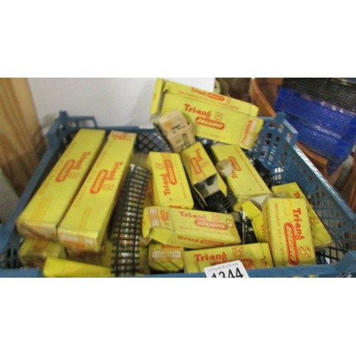 1344 - A quantity of Triang model railway items including rolling stock, track etc.,