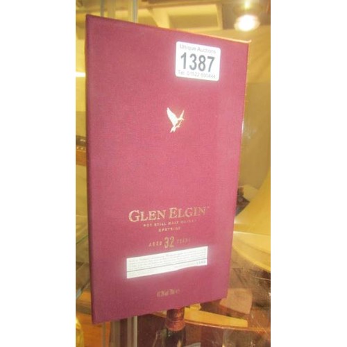 1387 - A boxed bottle of Glenury Royal 36 year old and a boxed bottle of Glen Elgin 32 year old malt.  COLL... 