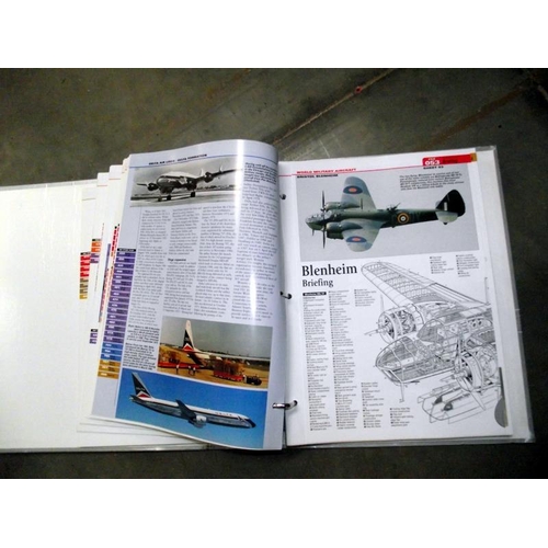 126 - 4 folders of world aircraft information sites magazines