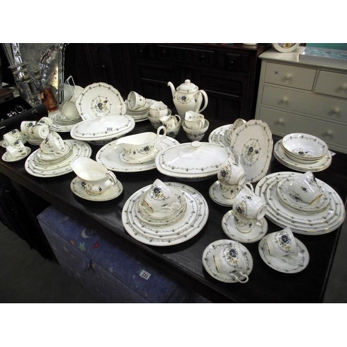 232 - Approximately 80 pieces of fine bone china tea and dinner ware