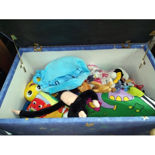 233 - A toy box and contents (toys)