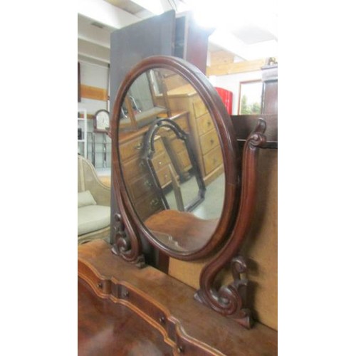 1475 - A mahogany Duchy style dressing table, COLLECT ONLY.