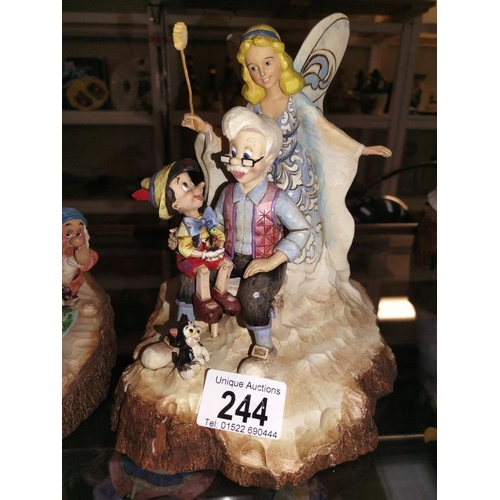 244 - 2 large Disney traditions figures, The one that started them all and Wishing upon a star