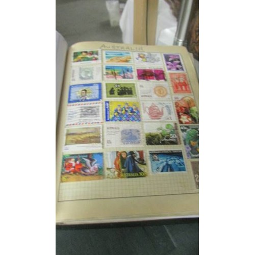 1491 - Four albums of world stamps.