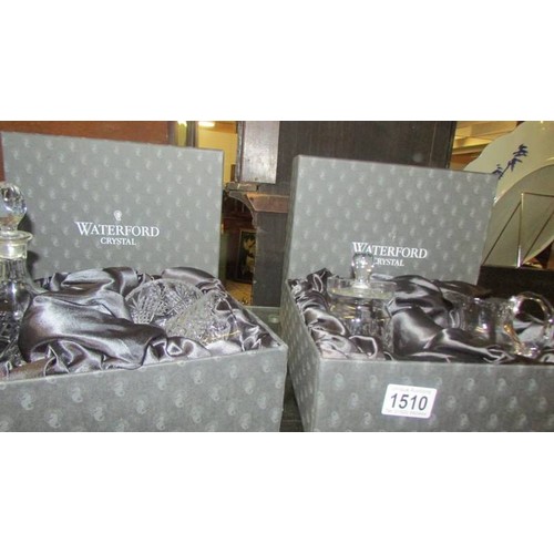 1510 - Two boxed sets of Waterford crystal items.