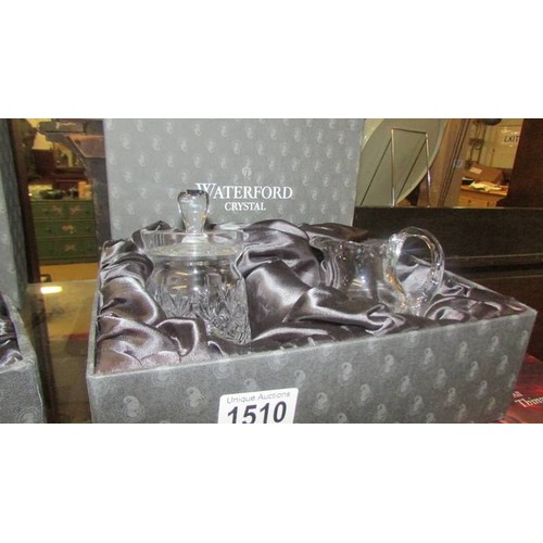 1510 - Two boxed sets of Waterford crystal items.