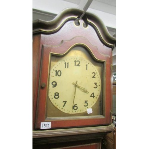 1531 - A 30 hour Grandfather clock, COLLECT ONLY.