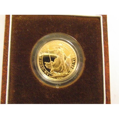 1179 - A Britannia half ounce gold proof coin, No. 00338.