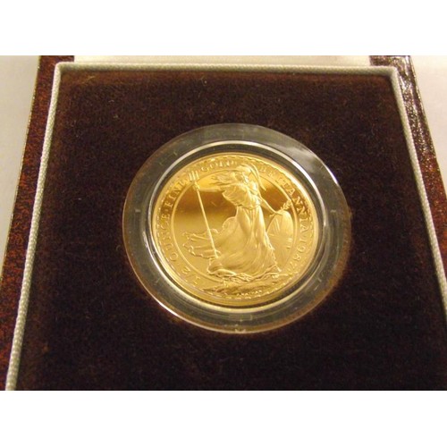 1179 - A Britannia half ounce gold proof coin, No. 00338.