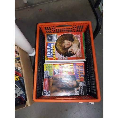 280 - Approximately 65 copies of True Crime magazines (mainly 1980's) & approximately 65 other vintage mag... 