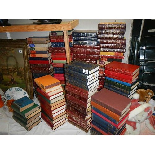 761 - A large lot of books including classics. COLLECT ONLY.