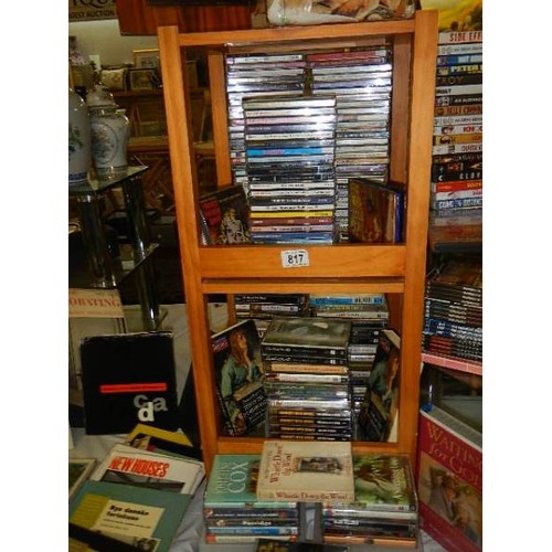 817 - A large quantity of DVD's.