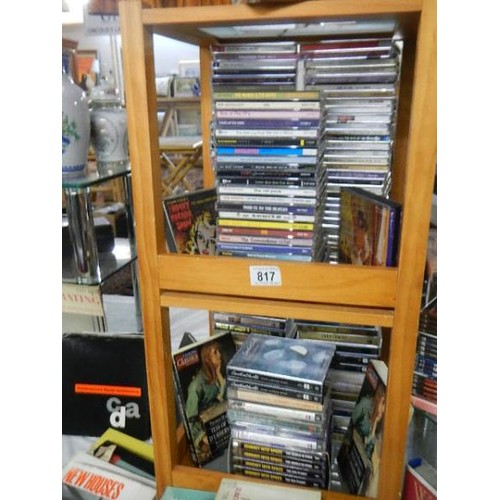 817 - A large quantity of DVD's.