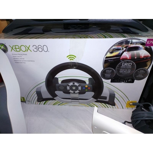 292 - An Xbox 360 wireless racing wheel