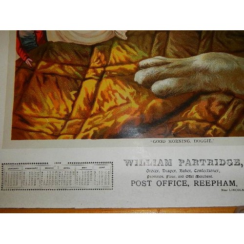 1601 - A collection of Pear's style post office poster calendar's, 1897-1907.