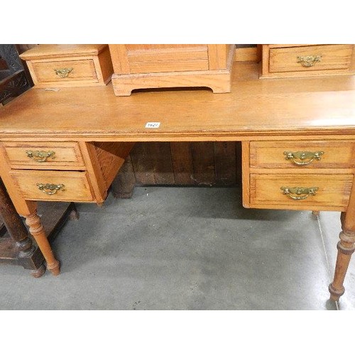 1627 - A pine writing desk, COLLECT ONLY.