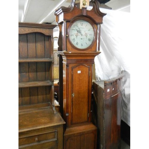 1636 - A good 30 hour Grandfather clock, Mason Chesterfield, in working order. COLLECT ONLY.