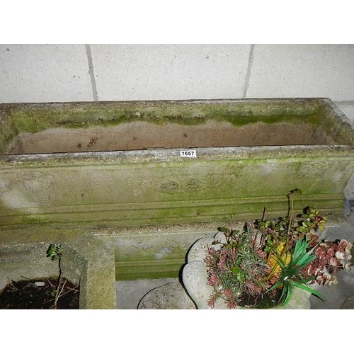 1657 - 2  garden troughs, COLLECT ONLY.