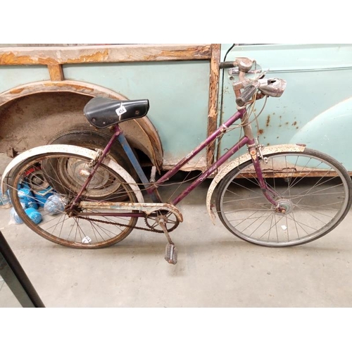 454 - A sun of workshop sun mint ladies 3 speed bicycle, COLLECT ONLY