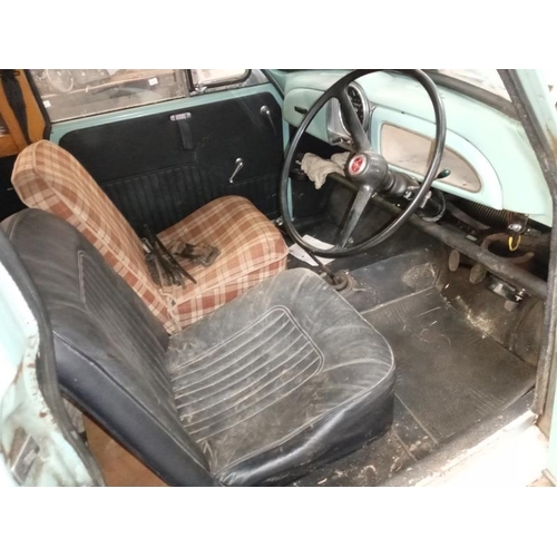 455 - A Morris Minor Traveller, dry stored since 1981, in need of total restoration, no keys or paperwork,... 