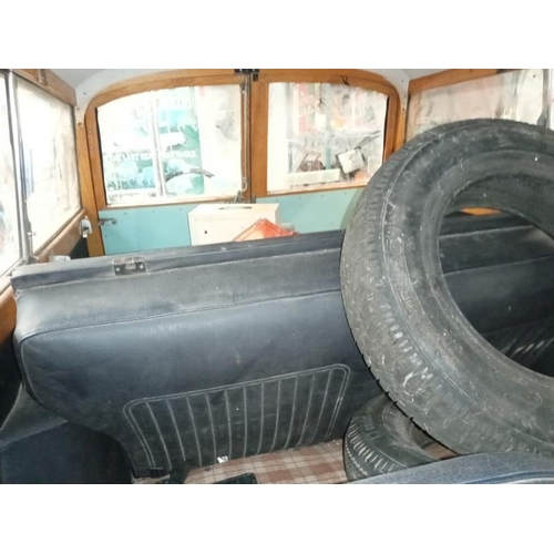 455 - A Morris Minor Traveller, dry stored since 1981, in need of total restoration, no keys or paperwork,... 