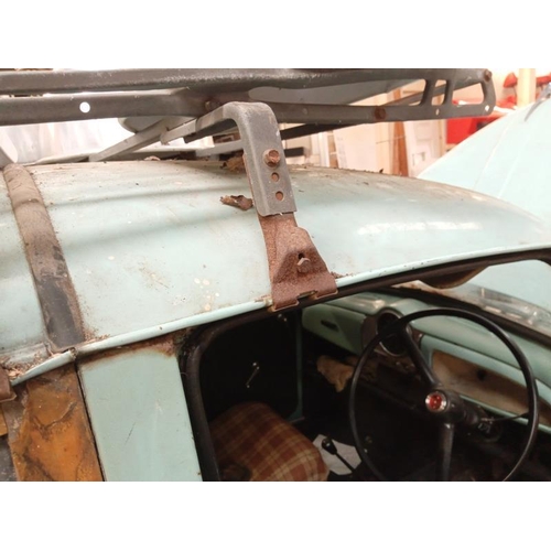 455 - A Morris Minor Traveller, dry stored since 1981, in need of total restoration, no keys or paperwork,... 