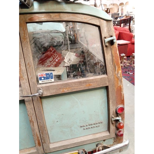 455 - A Morris Minor Traveller, dry stored since 1981, in need of total restoration, no keys or paperwork,... 