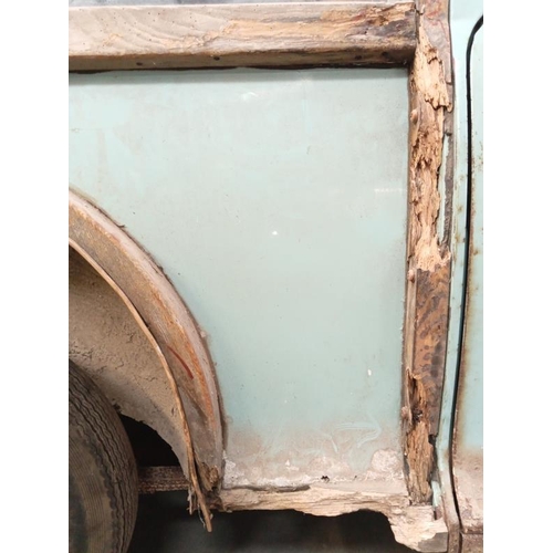 455 - A Morris Minor Traveller, dry stored since 1981, in need of total restoration, no keys or paperwork,... 