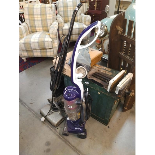 457 - An early working 'The Hoover' with boxed accessories & a Bissell clean view with pet hair pick up, C... 