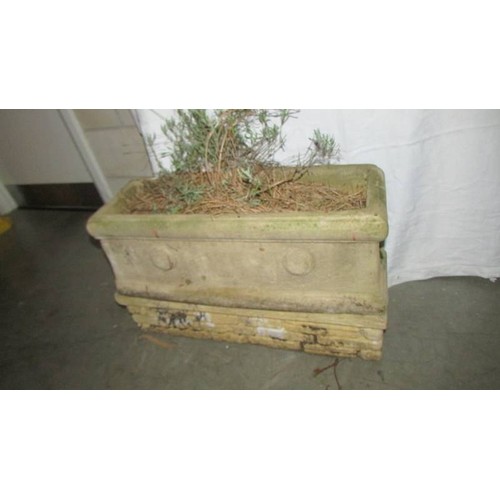 1678 - Two garden troughs, COLLECT ONLY.