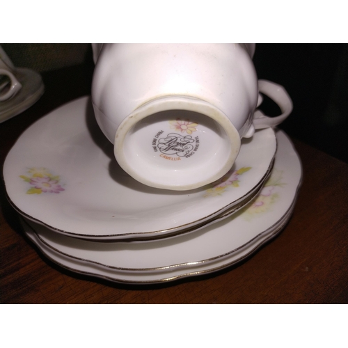 317 - A selection of bone china cups and saucers, COLLECT ONLY